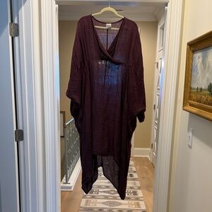 La Bottega di Brunella Purple linen Dress